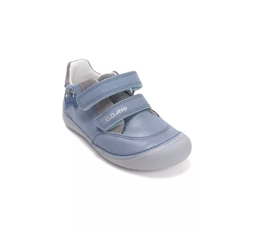 D.D.Step kék konzol mintás barefoot fiú cipő