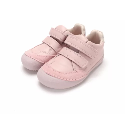 D.D.Step rózsaszín bőr barefoot lány gyerekcipő