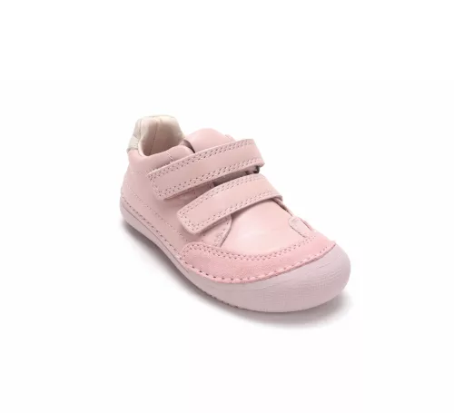 D.D.Step rózsaszín bőr barefoot lány gyerekcipő