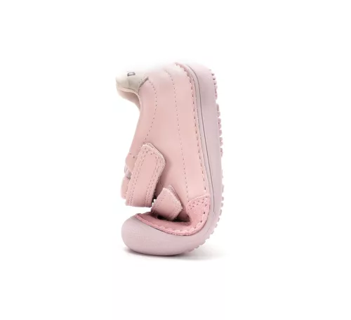 D.D.Step rózsaszín bőr barefoot lány gyerekcipő