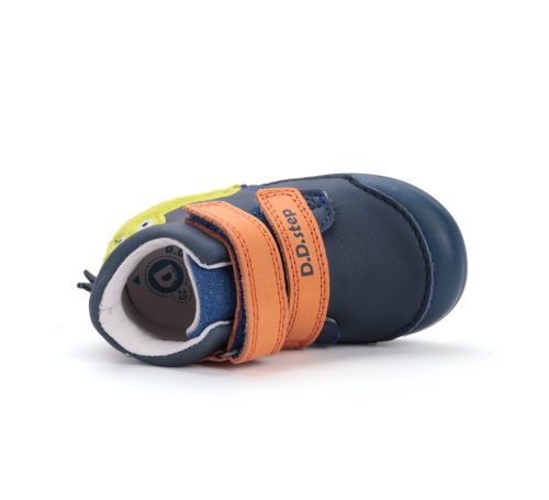 D.D.Step krokodilos fiú bőr átmeneti gyerekcipő