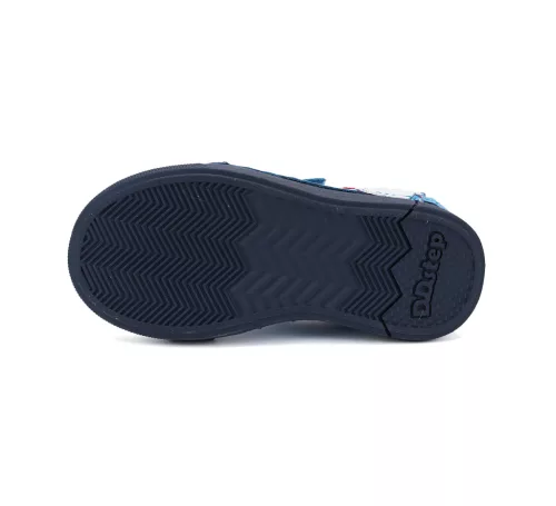 D.D.Step fiú Led-es bőr gyerekcipő