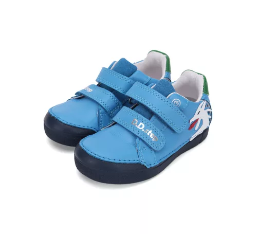 D.D.Step fiú Led-es bőr gyerekcipő