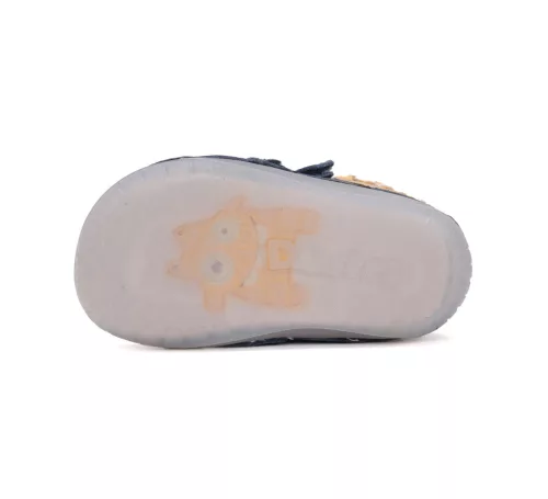 D.D.Step barefoot talpú kék fiú cipő