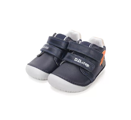 D.D.Step kutya mintás barefoot talpú fiú cipő 