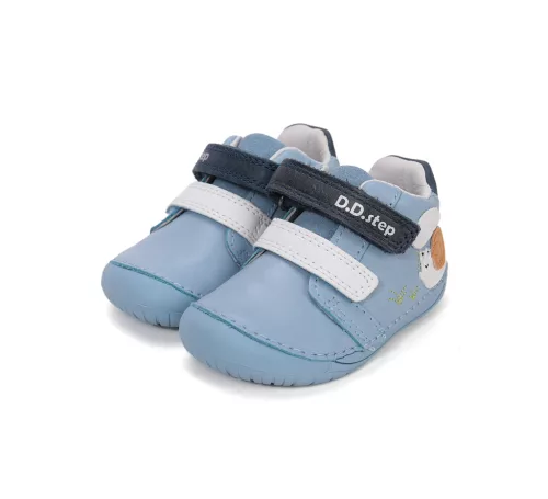 D.D.Step UV reaktív csiga mintás barefoot fiú cipő