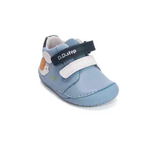 D.D.Step UV reaktív csiga mintás barefoot fiú cipő