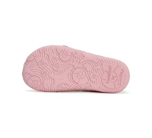 D.D.step ezüst Barefoot UV reaktív lány gyerekcipő