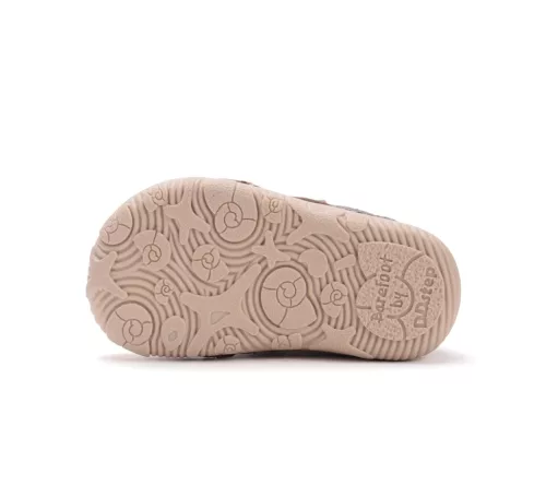 D.D.Step bronz színű barefoot talpú lány cipő