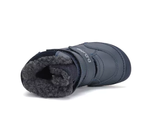 D.D.Step barefoot kék fiú téli gyerekcipő
