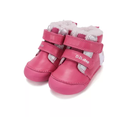 D.D.Step pink jegesmacis szőrmés téli lány bakancs