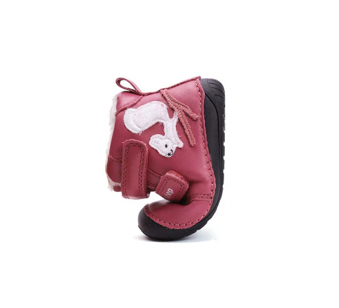 D.D.Step pink mókusos barefoot lány bakancs