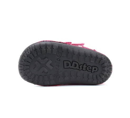 D.D.Step pink mókusos barefoot lány bakancs
