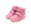D.D.Step rózsaszín barefoot lány szőrmés bakancs