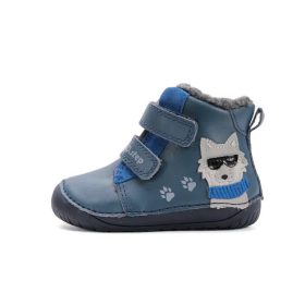 D.D.Step farkasos barefoot szőrmés fiú bakancs