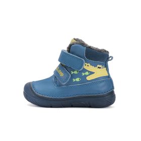 D.D.Step fluoreszkáló krokodilos szőrmés fiú bakancs