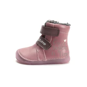 D.D.Step rózsaszín fluoreszkáló talpú lány bakancs